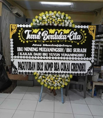 Papan Bunga di Majasari Cibogo